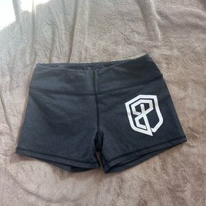 Born Primitive Black Athletic Shorts with White Logo